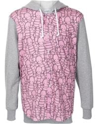 Comme des Garçons - Colour-Block Cotton Hoodie - Lyst