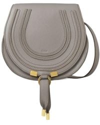 Chloé - Chloé Marcie Foldover Small Saddle Bag - Lyst
