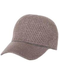 Brunello Cucinelli - Lurex-Ribbed Baseball Cap - Lyst