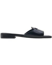 Jimmy Choo - Square-Toe Flat Sandals - Lyst