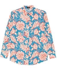 Etro - Paisley Print Button-Up Shirt - Lyst