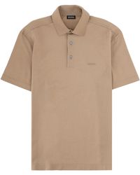 ZEGNA - Classic Cotton Polo Shirt - Lyst