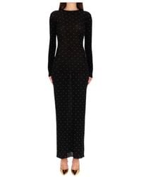 Rabanne - Midi Second Skin Stud-Embellished Dress - Lyst