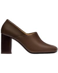 Lemaire - Square-Toe Heeled Pumps - Lyst