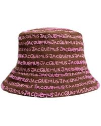 Jacquemus - Cappelli Uomo Cotone Marrone/Rosa - Lyst