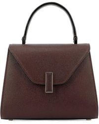 Valextra - Iside Foldover Mini Top Handle Bag - Lyst