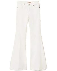 Twinset - Mid-Rise Flared Jeans - Lyst