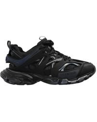 Balenciaga - Track Panelled Lace-Up Sneakers - Lyst