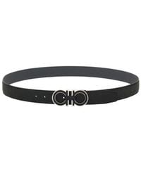 Ferragamo - Reversible And Adjustable Gancini Belt - Lyst