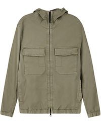 Stone Island - Stretch Cotton Twill-Tc Jacket - Lyst