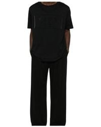 Balmain - Big Couture Label Flock T-Shirt, Regular Fit - Lyst