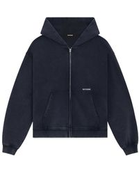 we11done - Hooded Zipper Hoodie - Lyst