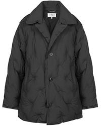 Maison Margiela - Four-Stitch Detailed Padded Coat - Lyst