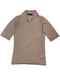 Fabiana Filippi - Collar-Embellished T-Shirt - Lyst