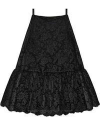 Givenchy - Sliced Mini Ruffled Dress - Lyst