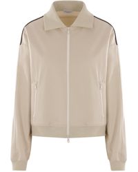 Brunello Cucinelli - Couture Interlock Zipped Sweatshirt - Lyst