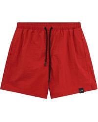 Aspesi - Lace-Up Beach Shorts - Lyst