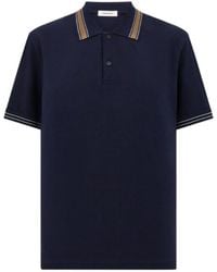 Ferragamo - Ferragamo Short Sleeved Polo Shirt - Lyst