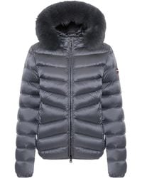 Colmar - Fur-Trim Quilted Coat - Lyst