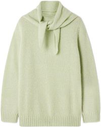 arch4 - Long-Sleeved Knitwear And Scarf Set - Lyst