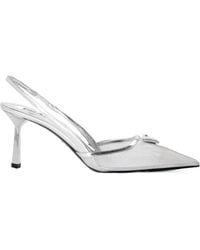 Prada - Mirror Pointed Slingback Pumps - Lyst