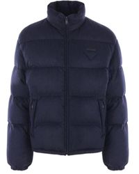 Prada - Zip-Up Quilted Jacket - Lyst