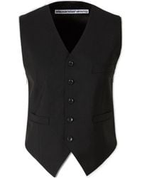 Alexander Wang - Zip-Up Tailored Vest - Lyst