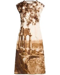 Dolce & Gabbana - Midi Dress - Lyst
