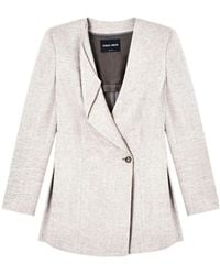 Giorgio Armani - Long-Sleeved Suit Jacket - Lyst