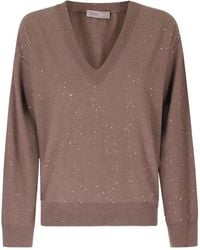 Herno - V-Neck Sweater - Lyst