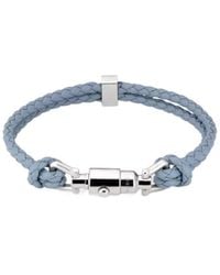 Gucci - Braided Bracelet With Piston Detail - Lyst