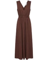 Patrizia Pepe - Belted V-Neck Maxi Dress - Lyst