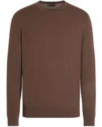 ZEGNA - Vellus Aureum Crewneck - Lyst