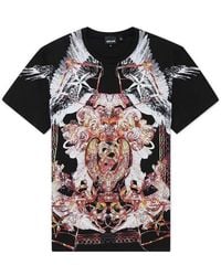 Just Cavalli - Round-Necked T-Shirt - Lyst