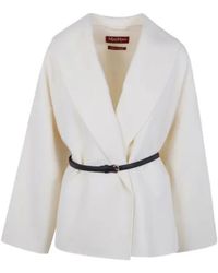 Max Mara - Studio Sughero Belted Jacket - Lyst