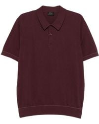 Brioni - Button Collared Polo Shirt - Lyst