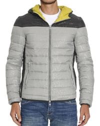 Armani Jeans - Double-Sided Casual Jacket With Hat - Lyst