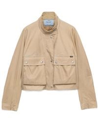Prada - Washed Re-Nylon Jacket - Lyst