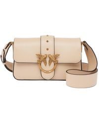 Pinko - Love Birds Buckled Mini Shoulder Bag - Lyst