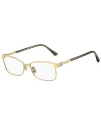 Jimmy Choo - Eyewear Rectangular Frame Glasses - Lyst