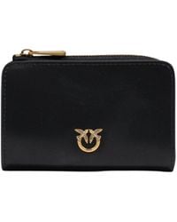 Pinko - Logo Plaque Mini Wallet - Lyst