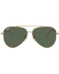Ray-Ban - Aviator Frame Sunglasses - Lyst