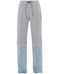 Haikure - Field Pollock Panelled Frayed Trousers - Lyst