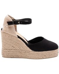 Castañer - Castañer Carol Buckeld Wedge-Heel Espadrilles - Lyst
