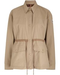 Moncler - Saulon Cotton-Blend Poplin Parka - Lyst