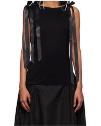 Simone Rocha - Bow Ribbon Tail Tank Top - Lyst