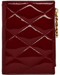 Saint Laurent - Le Cassandre Bijou Patent Leather Bi-Fold Wallet - Lyst