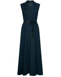 Marella - Sleeveless Envers Satin Dress - Lyst