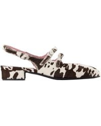 CAREL PARIS - Carel Peche Round Toe Slingback Flats - Lyst