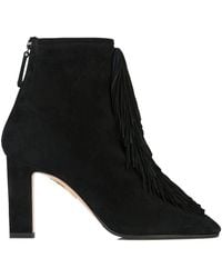 Aquazzura - Gytane 85 Fringe Boots - Lyst